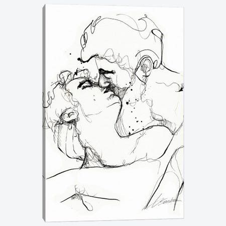 The Tenderness Of His Kiss Canvas Print #BSB143} by Brenden Sanborn Canvas Art