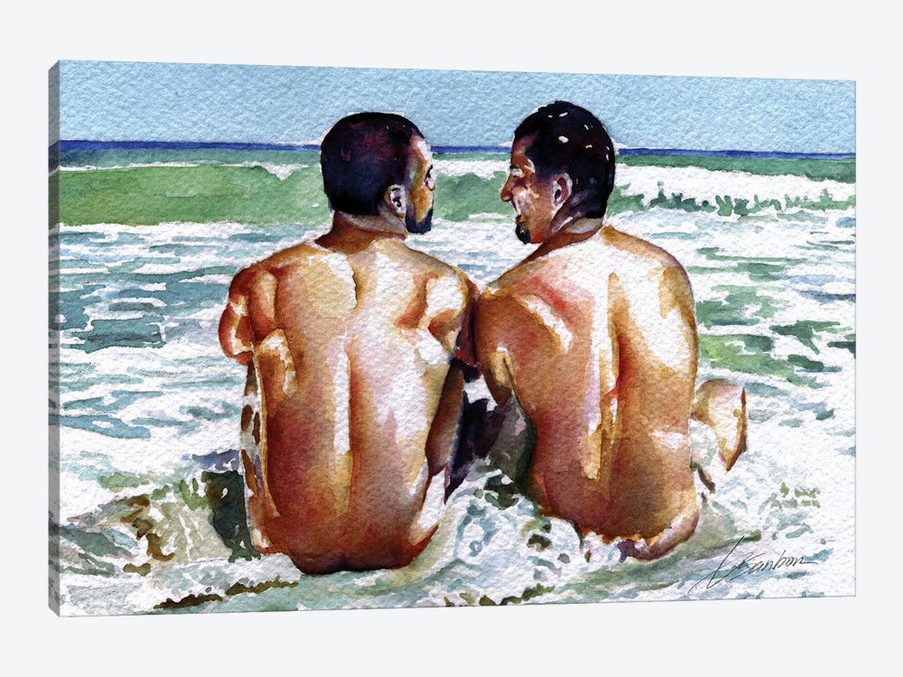One Last Summer Swim II by Brenden Sanborn 1-piece Art Print