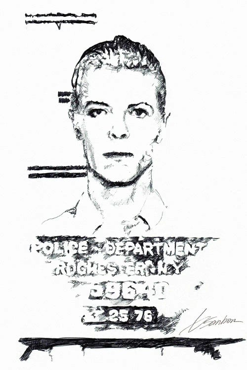 Bowie Mug Shot