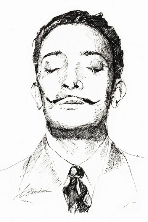 Salvadore Dali In Ink