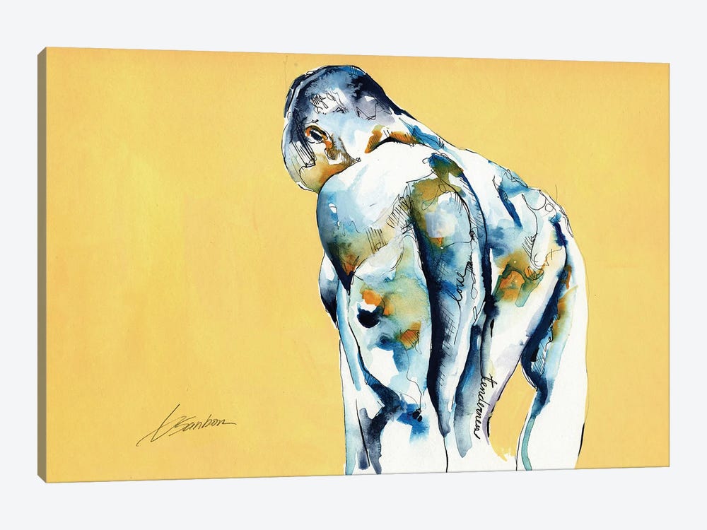 Love And Tenderness-Watercolor by Brenden Sanborn 1-piece Art Print