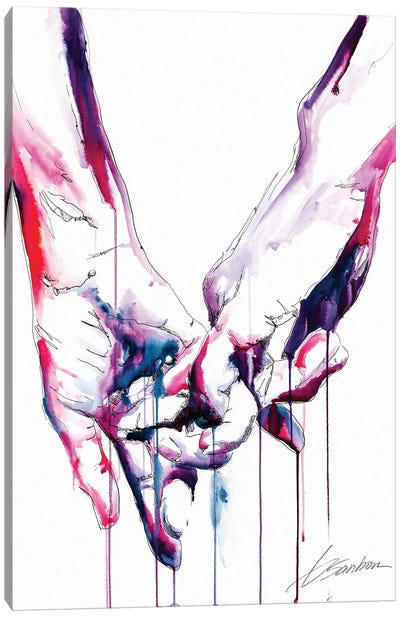 Simple Gesture Of Love II Canvas Art Print - Hands