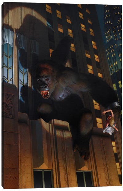 8th Wonder Of The World Canvas Art Print - King Kong
