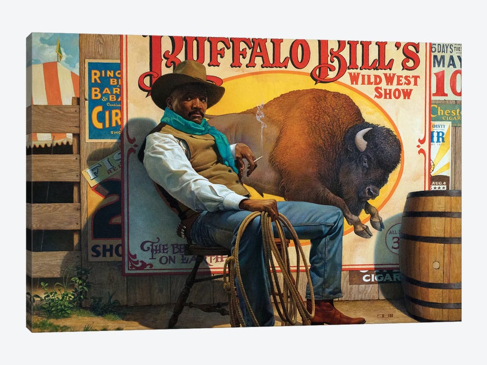 Wild West Show by Thomas Blackshear II 1-piece Canvas Artwork