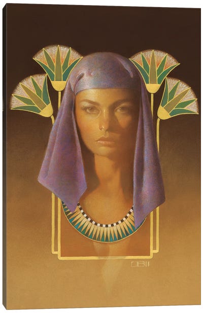 Egyptian Jewel Canvas Art Print - Thomas Blackshear II