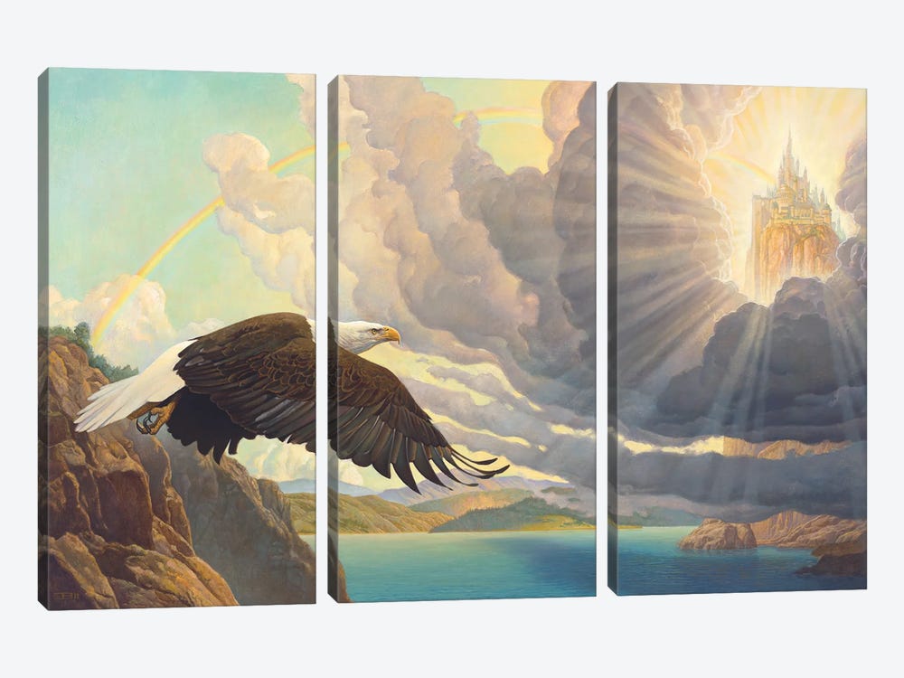 Process Of God by Thomas Blackshear II 3-piece Canvas Wall Art