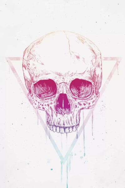 Balazs Solti: Skull In Triangle by Balazs Solti