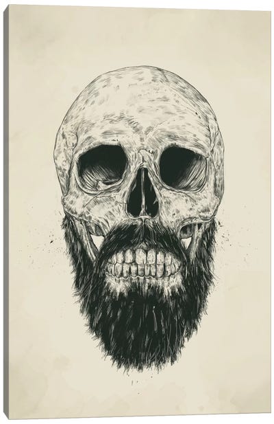The Beard Is Not Dead Canvas Art Print - Balazs Solti