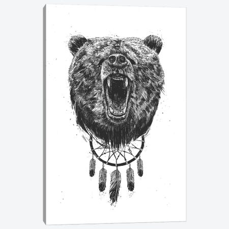Don't Wake The Bear Canvas Print #BSI114} by Balazs Solti Art Print