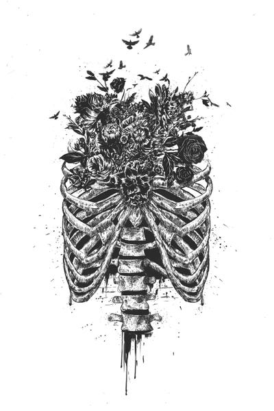 Skeletons: New Life Black by Balazs Solti