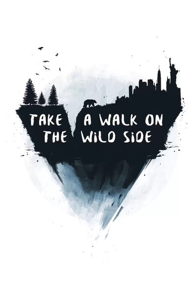 Take A Walk On The Wild Side by Balazs Solti art print