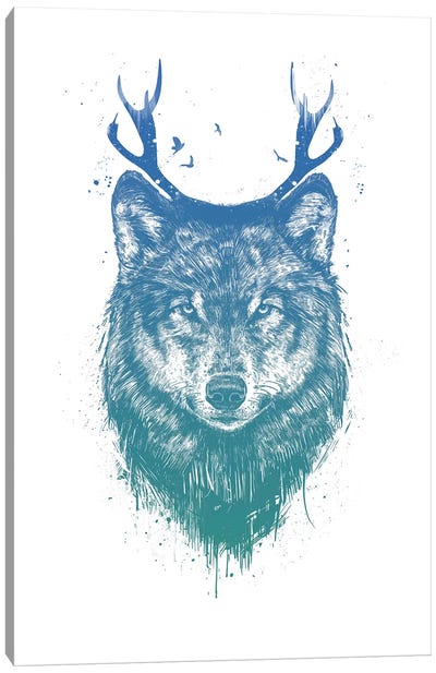 I’m Your Deer Canvas Art Print - Wolf Art