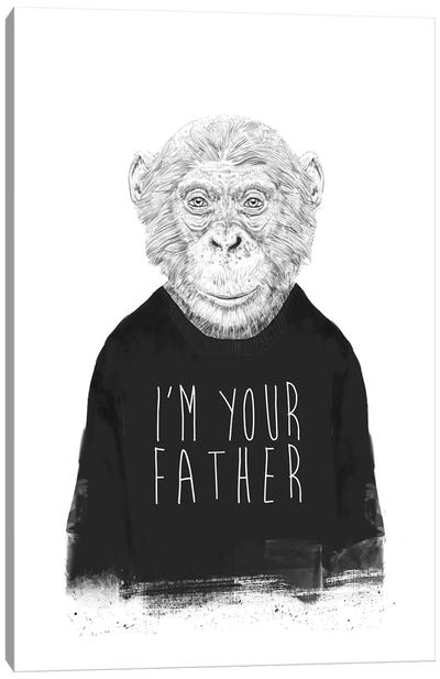 I’m Your Father Canvas Art Print - Monkey Art