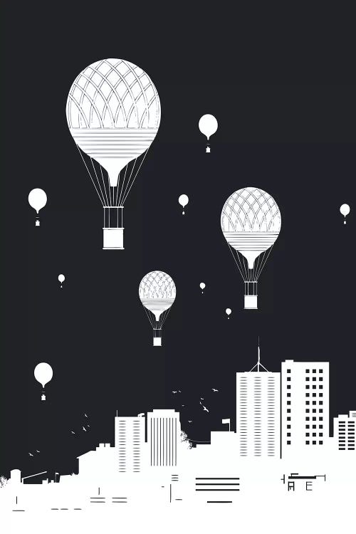 Balloons And The City Dark