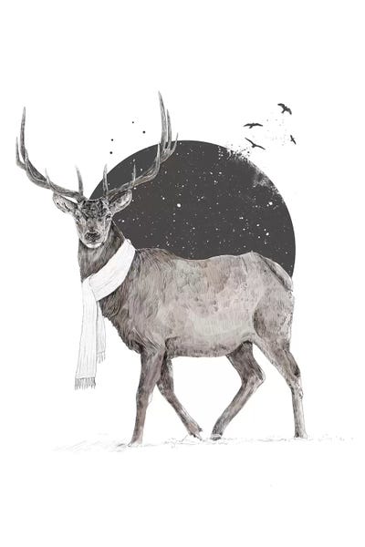 Winter Is All Around 2 by Balazs Solti art print