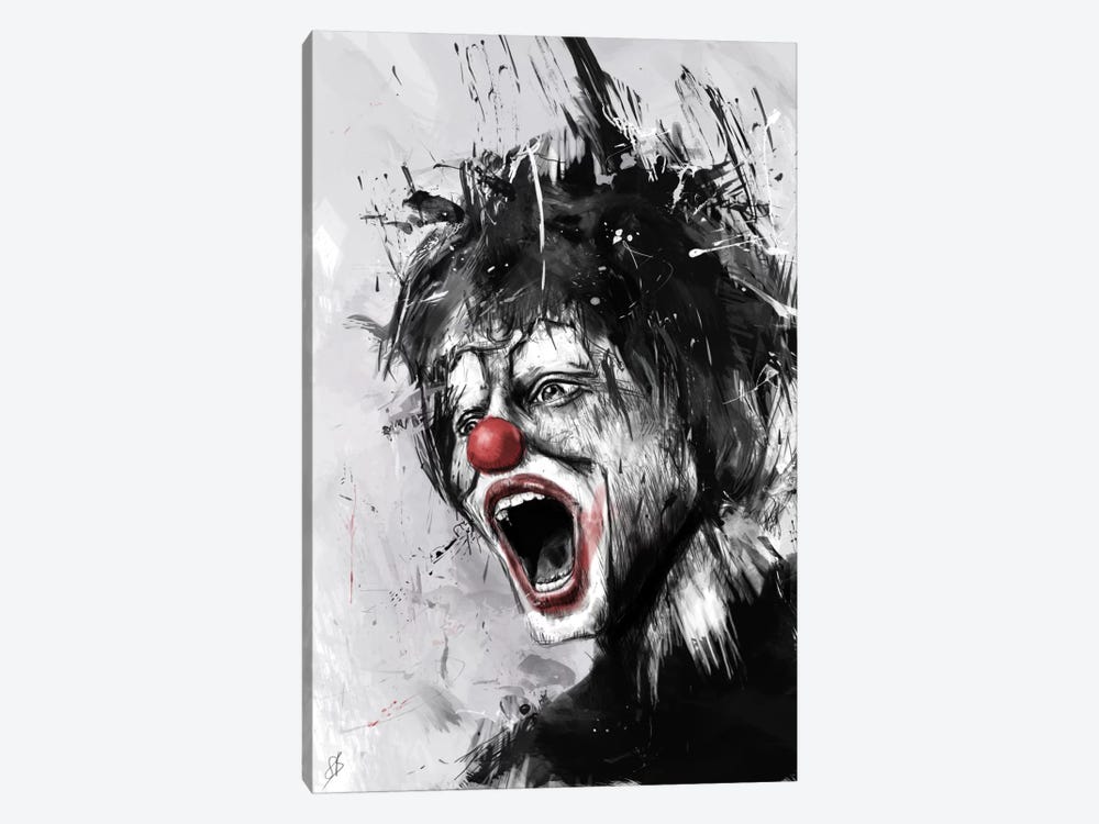 The Clown by Balazs Solti 1-piece Canvas Wall Art