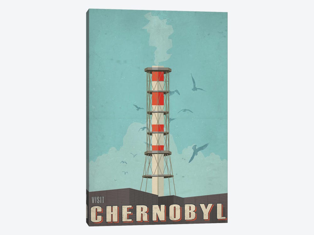 Visit Chernobyl by Balazs Solti 1-piece Canvas Art Print