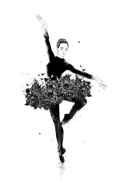 Floral Dance by Balazs Solti art print