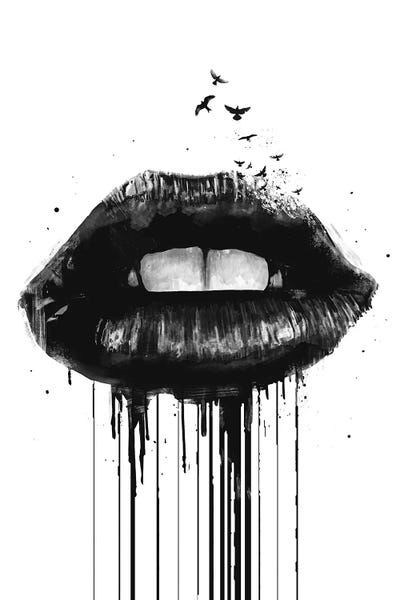 Black & White Animal Art: Dead Love by Balazs Solti