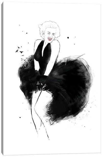 Marilyn Canvas Art Print - Balazs Solti