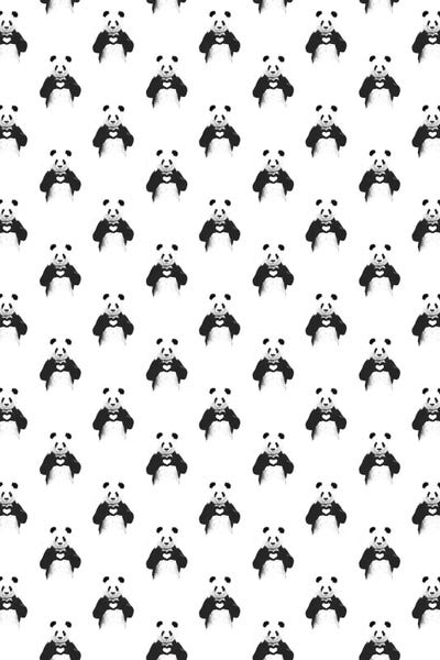 Black & White Patterns: All You Need Is Love (Pattern) by Balazs Solti