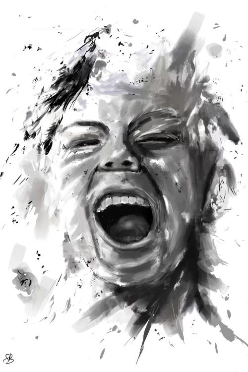 Anger by Balazs Solti wall art