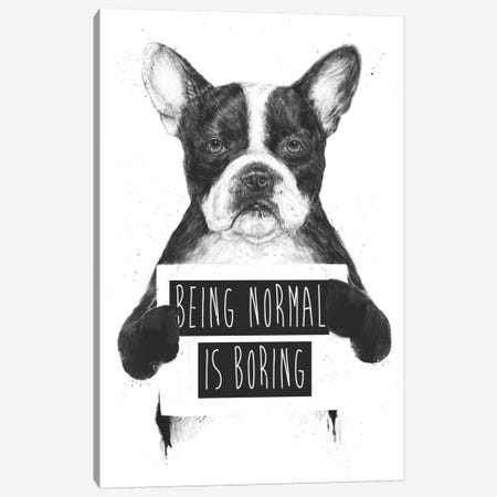 Being Normal Is Boring Canvas Print #BSI33} by Balazs Solti Canvas Art