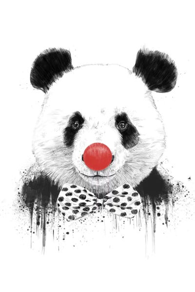 Pandas: Clown Panda by Balazs Solti