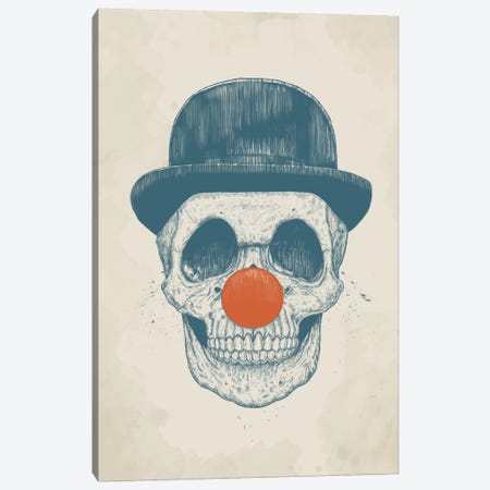 Dead Clown Canvas Print #BSI47} by Balazs Solti Canvas Artwork