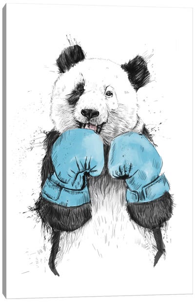 The Winner Canvas Art Print - Panda Art
