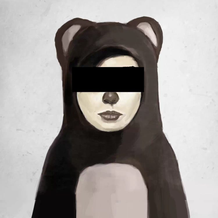 Fake Bear by Balazs Solti wall art