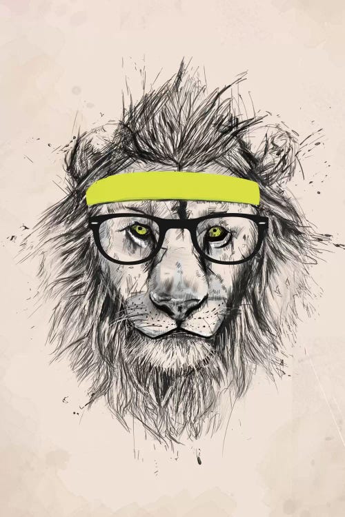 Hipster Lion (Light Version)