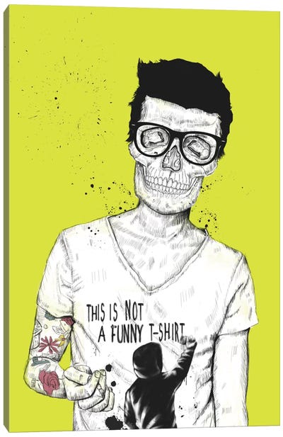 Hipsters Not Dead Canvas Art Print - Edgy Bedroom Art