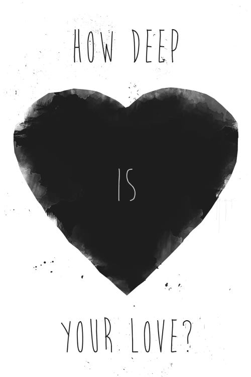 How Deep Is Your Love by Balazs Solti wall art
