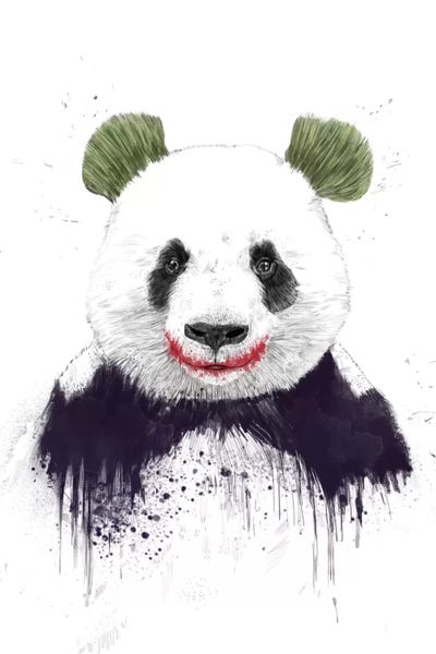 Pandas: Jokerface by Balazs Solti
