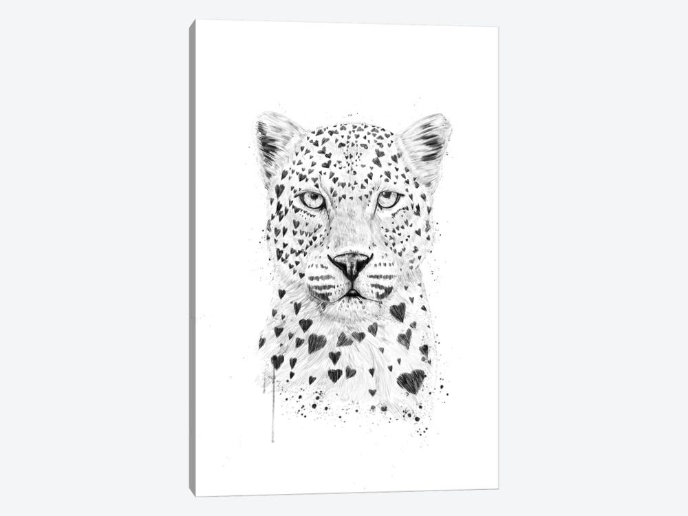Lovely Leopard by Balazs Solti 1-piece Canvas Print