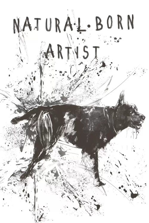 Natural Born Artist by Balazs Solti wall art
