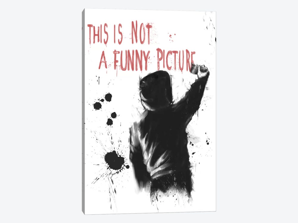 Not Funny by Balazs Solti 1-piece Art Print