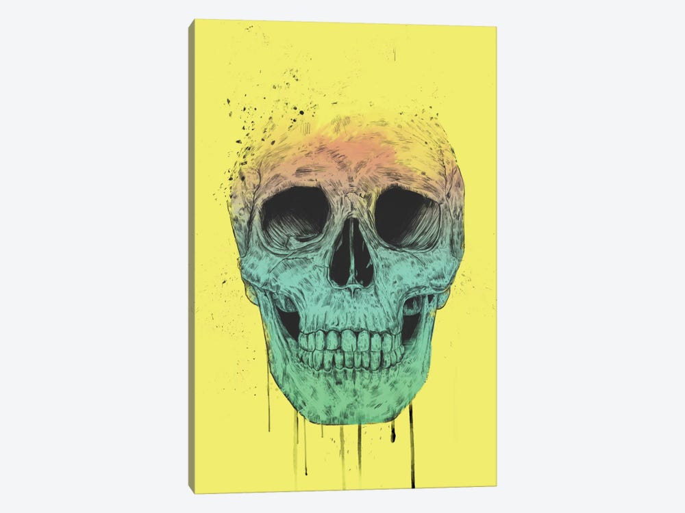 Pop Art Skull by Balazs Solti 1-piece Art Print