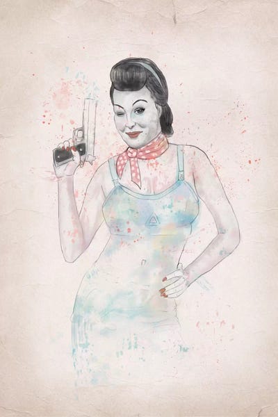 Costumes: Posing With Gun II by Balazs Solti