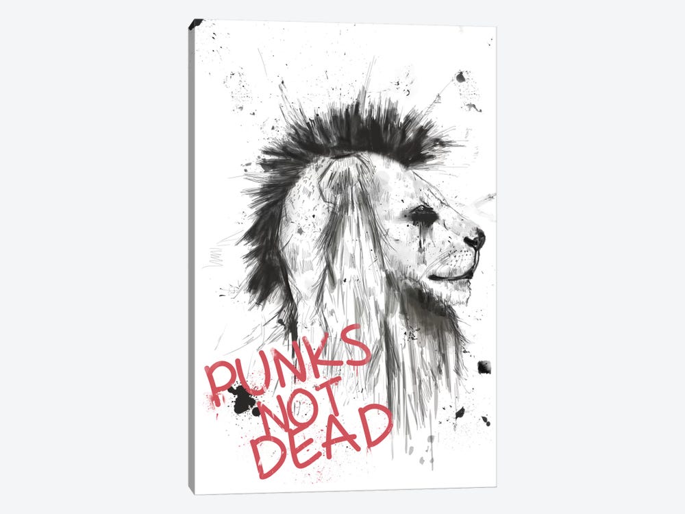 Punks Not Dead by Balazs Solti 1-piece Art Print