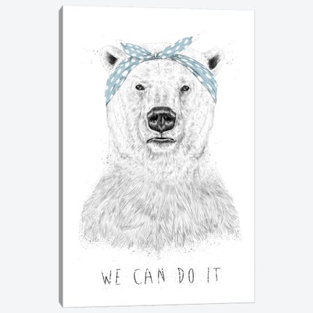 We Can Do It Canvas Print #BSI8} by Balazs Solti Canvas Art
