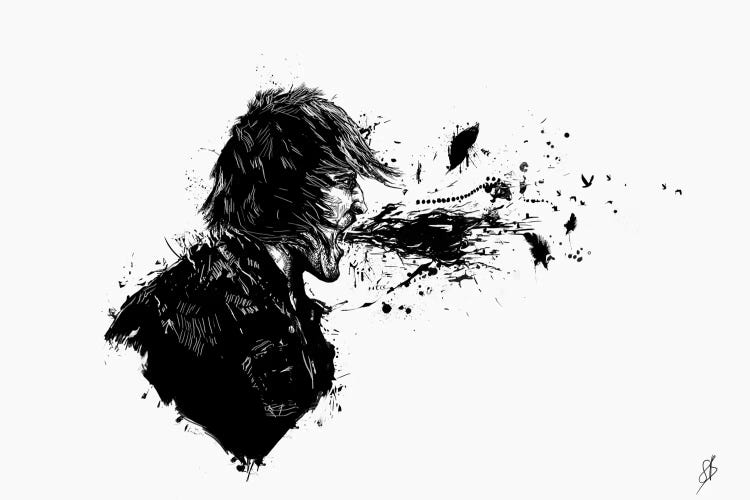 Scream II by Balazs Solti wall art