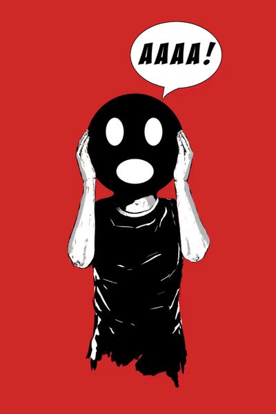 Scream III by Balazs Solti art print