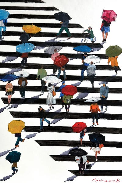 Bogdan Shiptenko: Walking In The Rain by Bogdan Shiptenko