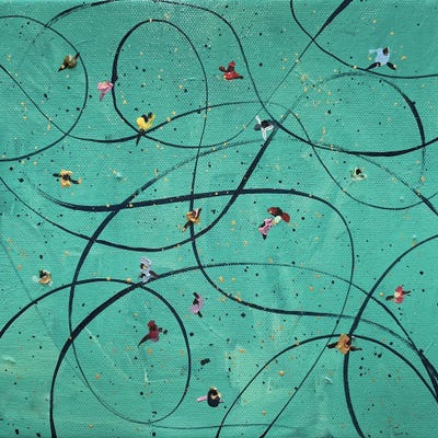 Emerald by Bogdan Shiptenko multi panel art