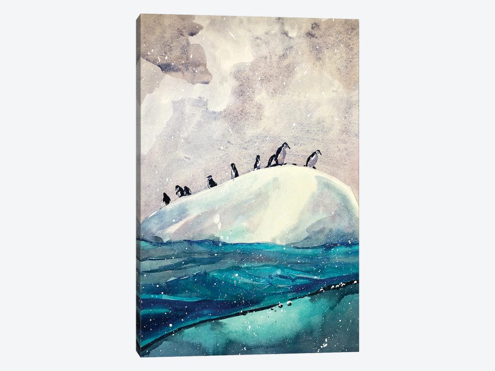 Antarctic Penguins by Bogdan Shiptenko 1-piece Art Print
