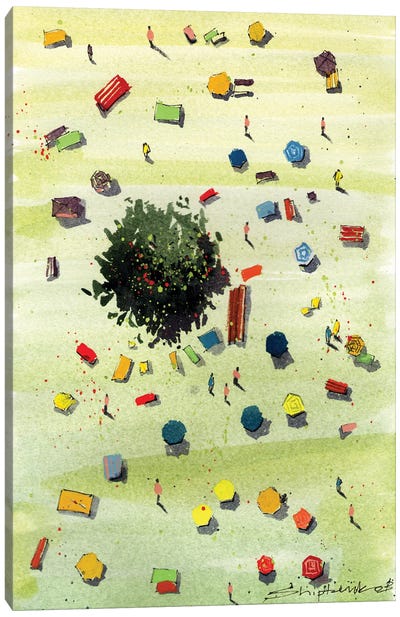 Lawn Canvas Art Print - Bogdan Shiptenko