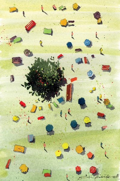 City Parks: Lawn by Bogdan Shiptenko