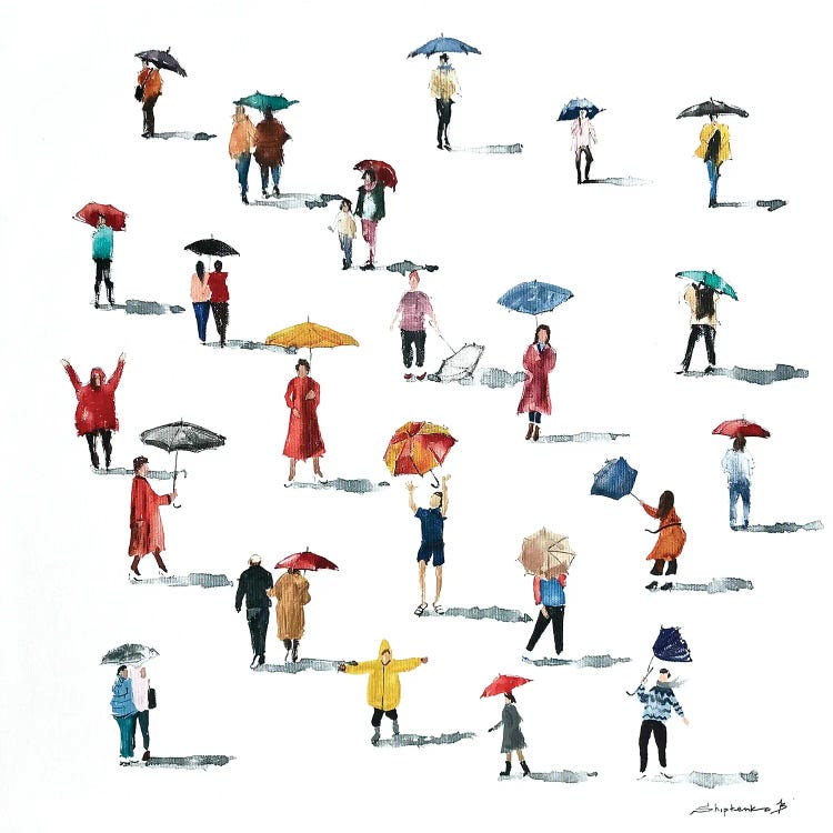 People With Umbrellas